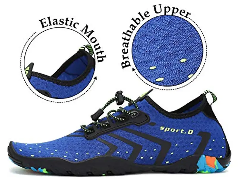 SAGUARO Scarpe Scoglio Uomo Donna Scarpette Mare Scogli Asciugatura Rapida Scarpe Mare Scoglio Antiscivolo Scarpette da miniatura 3