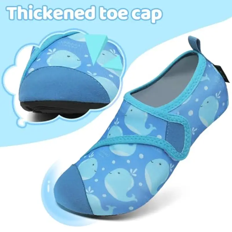 SAGUARO Scarpette Scoglio Ragazzi Ragazze Scarpe da Immersione Antiscivolo Leggere Scarpe da Sport Acquatici Bambino per Mare Piscina, Touch X, Blu Cielo, 34/35 EU miniatura 3