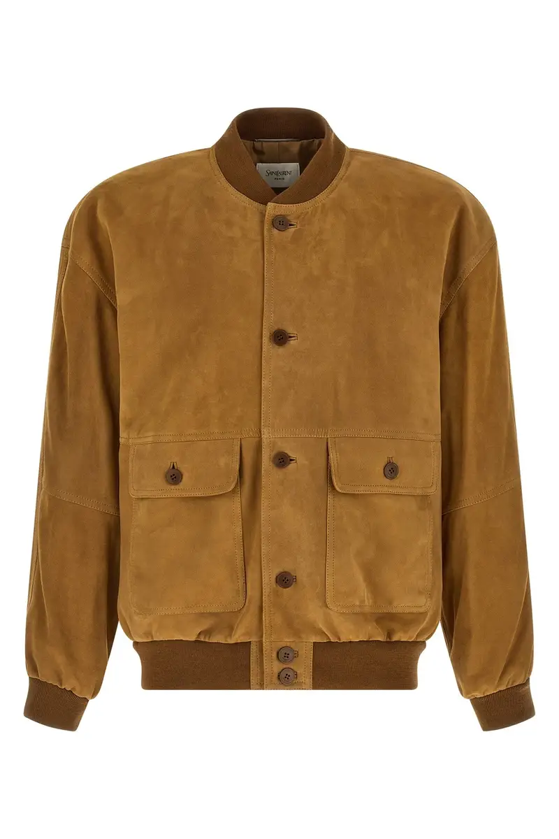 Bomber Suede Marrone