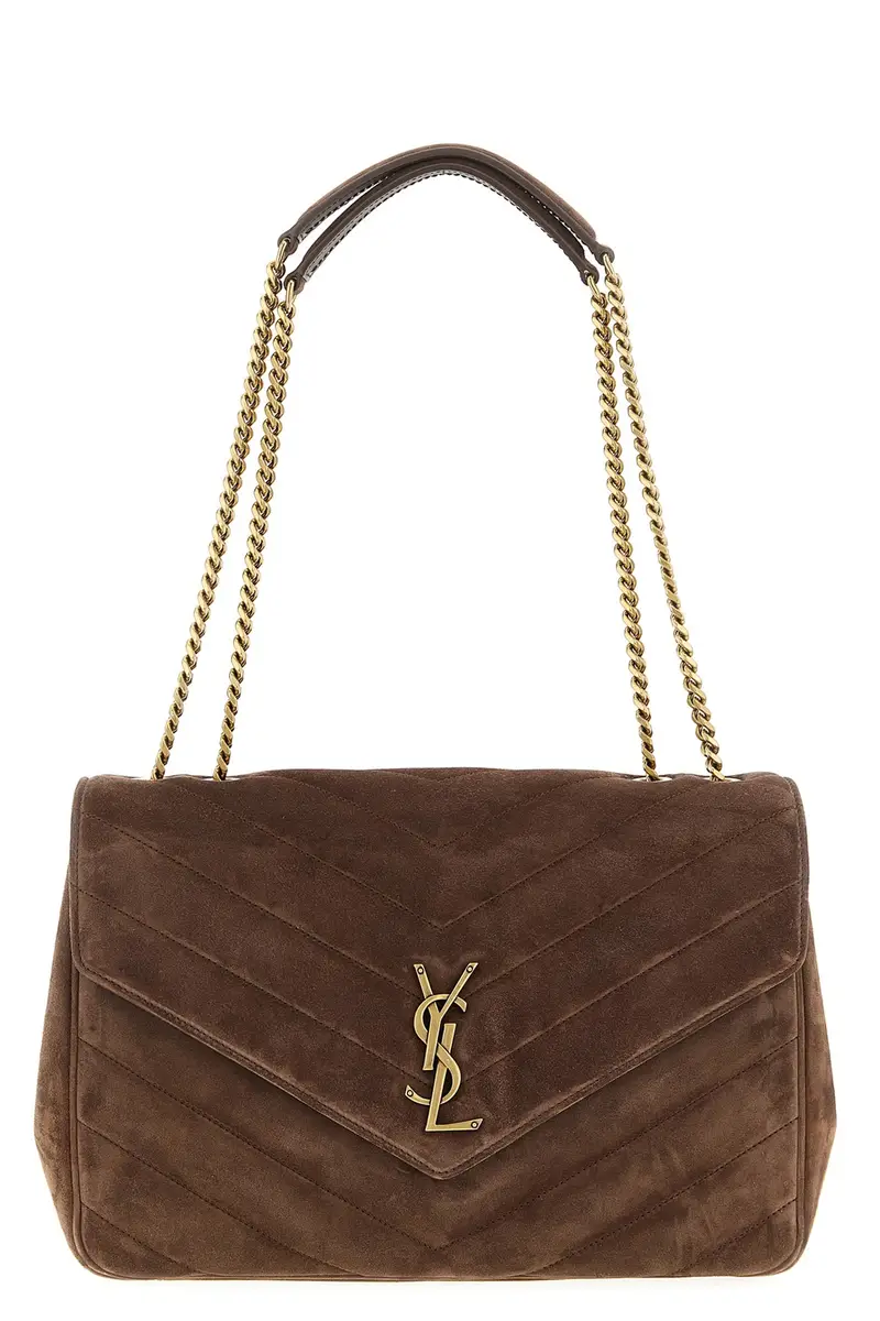SAINT LAURENT Borsa a spalla Marrone 4106227