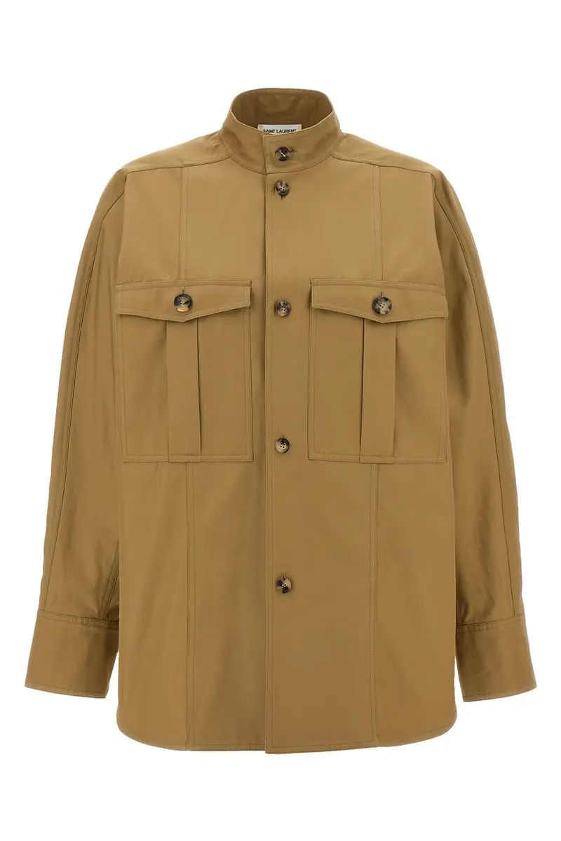 Camicia 'Saharienne' Beige