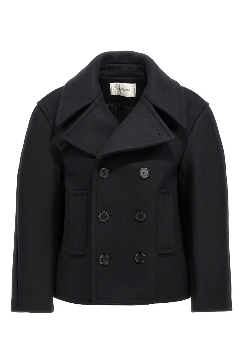 Cappotto Caban Oversize Nero