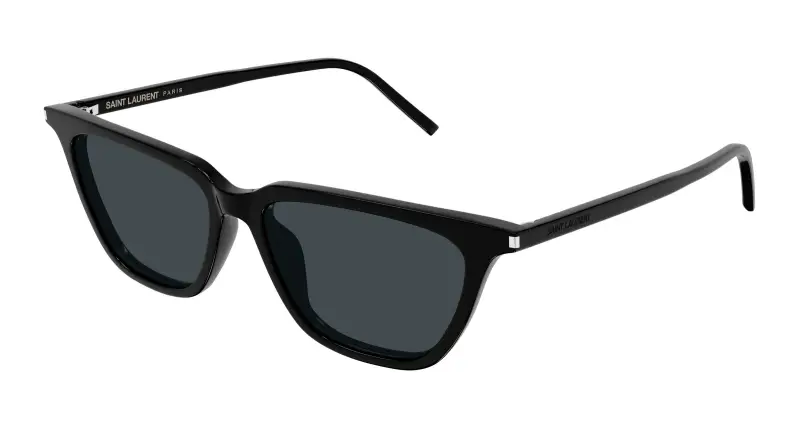Donna SAINT LAURENT SL 889 SULPICE THIN 001 Occhiali da sole Acetato Nero Nero Cat Eye