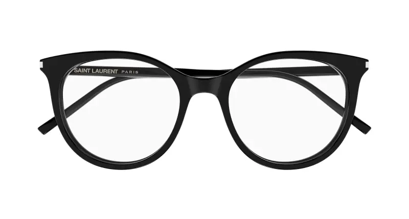 Donna SAINT LAURENT SL 891 001 Montature da vista Acetato Nero Trasparente Cat Eye miniatura 2