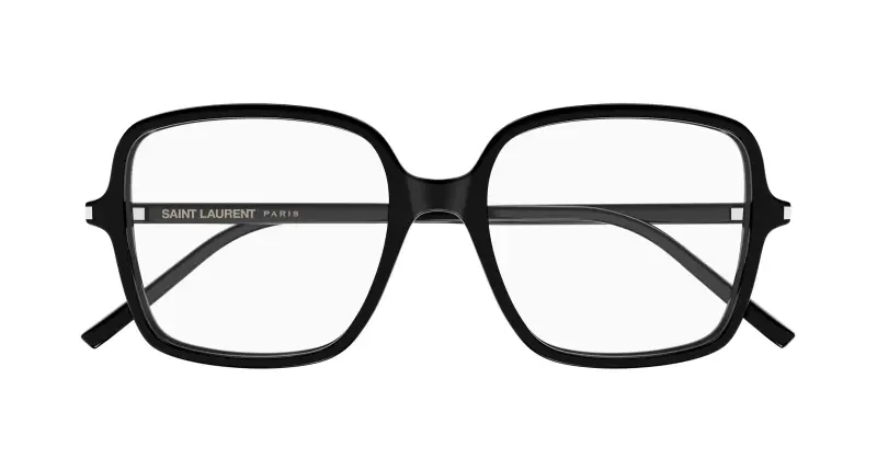 Donna SAINT LAURENT SL 892 001 Montature da vista Acetato Nero Trasparente Squadrata miniatura 2