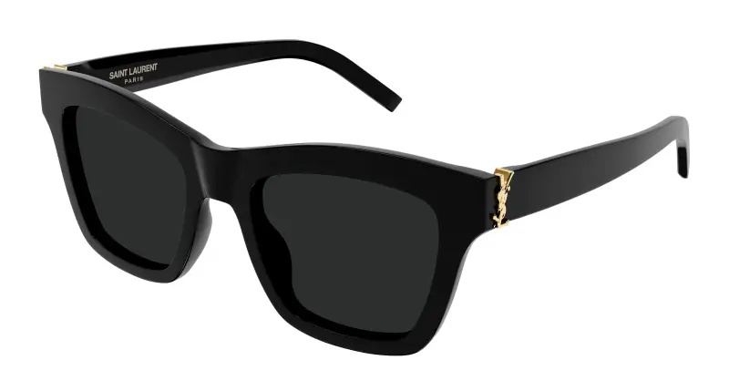 Donna SAINT LAURENT SL M156 001 Occhiali da sole Acetato Nero Nero Cat Eye