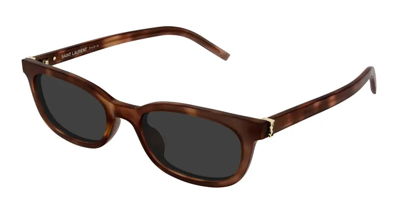 Donna SAINT LAURENT SL M160 003 Occhiali da sole Acetato Havana Grigio Cat Eye