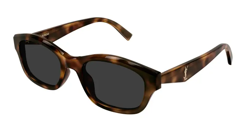 Donna SAINT LAURENT SL M172 003 Occhiali da sole Acetato Havana Grigio Squadrata