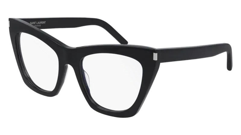SAINT LAURENT Donna SL 214 KATE OPT 001 Montature da vista Acetato Nero  Cat Eye