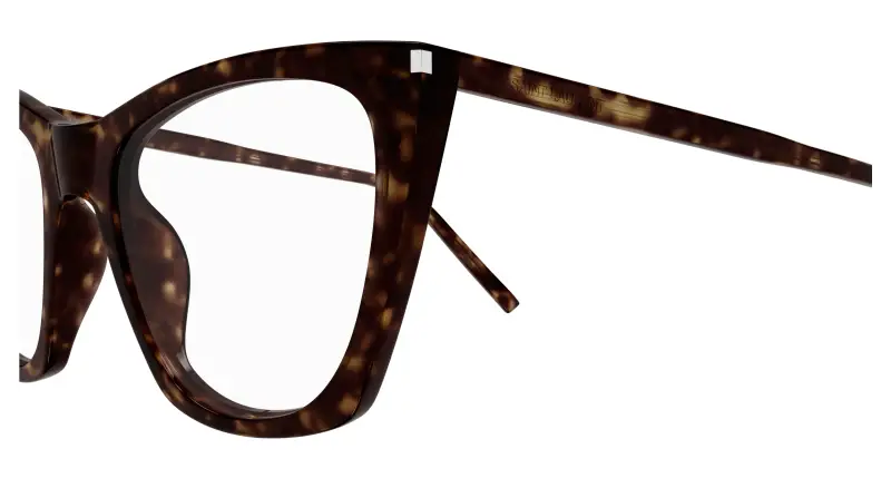 Donna SL 214 KATE THIN OPT 002 Montature da vista Acetato Havana Trasparente Cat Eye miniatura 3