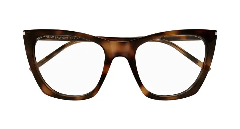 Donna SL 214 KATE THIN OPT 003 Montature da vista Acetato Havana Trasparente Cat Eye miniatura 2