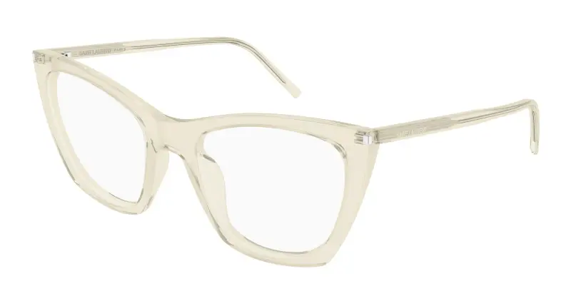 Donna SL 214 KATE THIN OPT 007 Montature da vista Acetato Giallo Trasparente Cat Eye