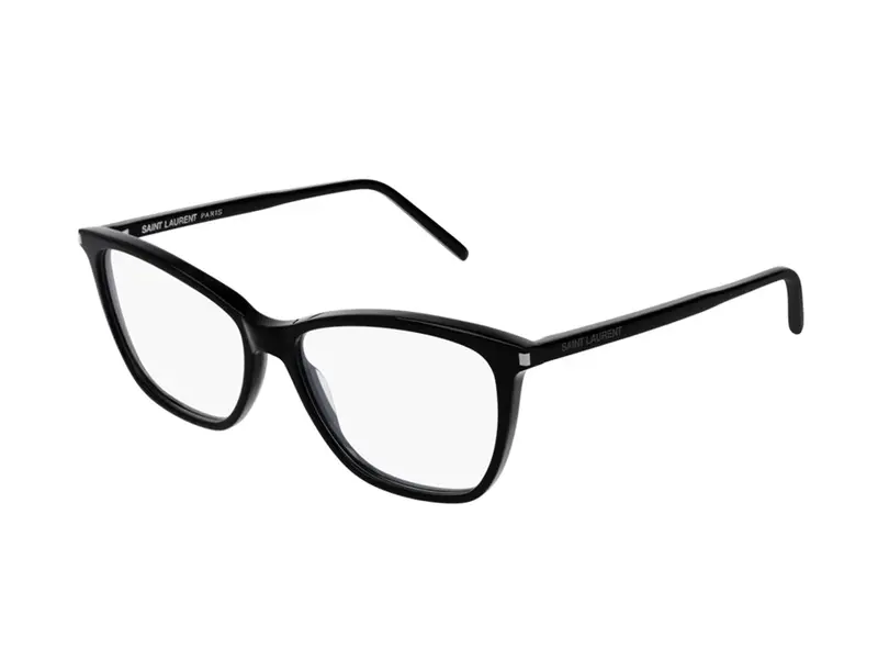 SAINT LAURENT Donna SL 259 001 Montature da vista Acetato Nero  Squadrata