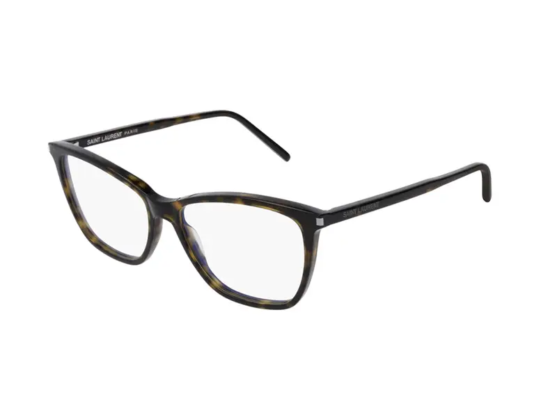 SAINT LAURENT Donna SL 259 002 Montature da vista Acetato Havana  Squadrata