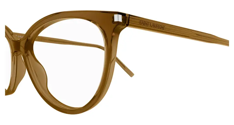 Donna SL 261 007 Montature da vista Acetato Marrone Trasparente Cat Eye miniatura 3