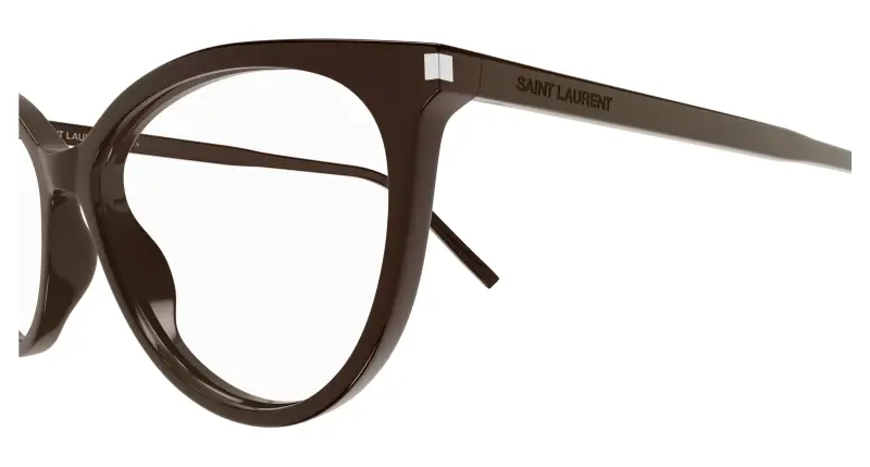 Donna SL 261 008 Montature da vista Acetato Marrone Trasparente Cat Eye miniatura 3