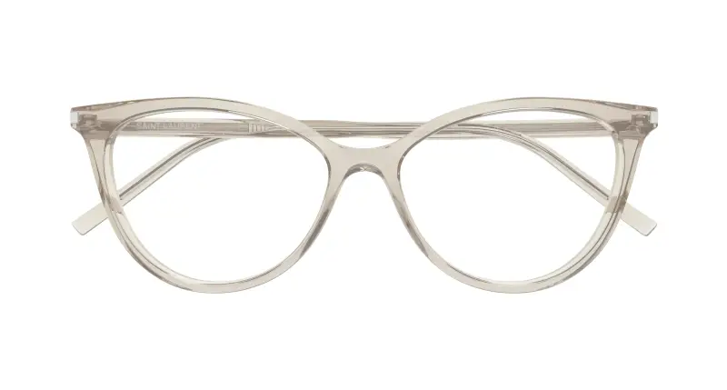 Donna SL 261 009 Montature da vista Acetato Giallo Trasparente Cat Eye miniatura 2
