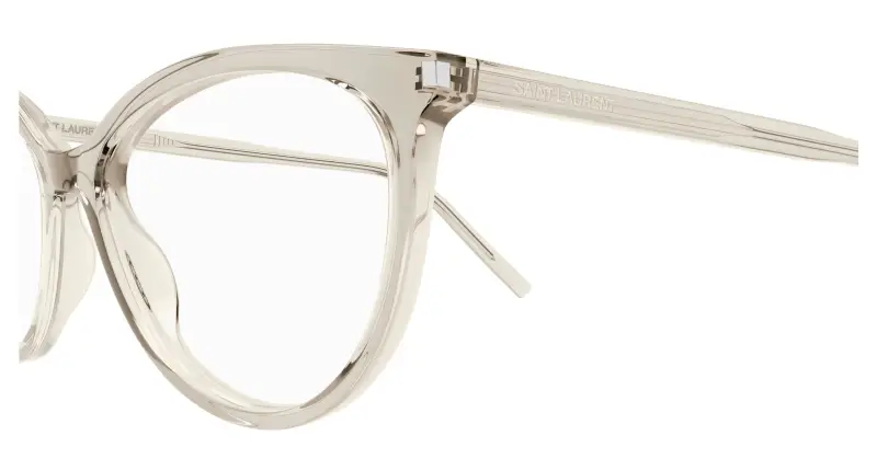 Donna SL 261 009 Montature da vista Acetato Giallo Trasparente Cat Eye miniatura 3