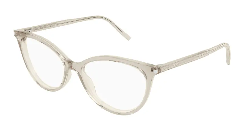 Donna SL 261 009 Montature da vista Acetato Giallo Trasparente Cat Eye