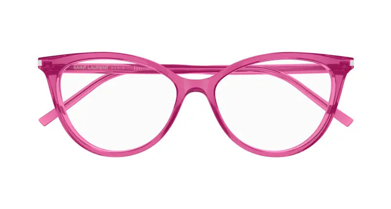 Donna SL 261 010 Montature da vista Acetato Rosa Trasparente Cat Eye miniatura 2