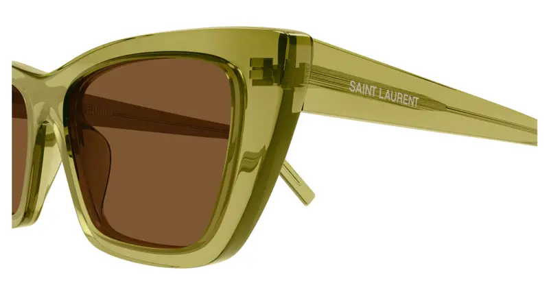 SAINT LAURENT Occhiali da sole Donna Verde 876917 miniatura 2