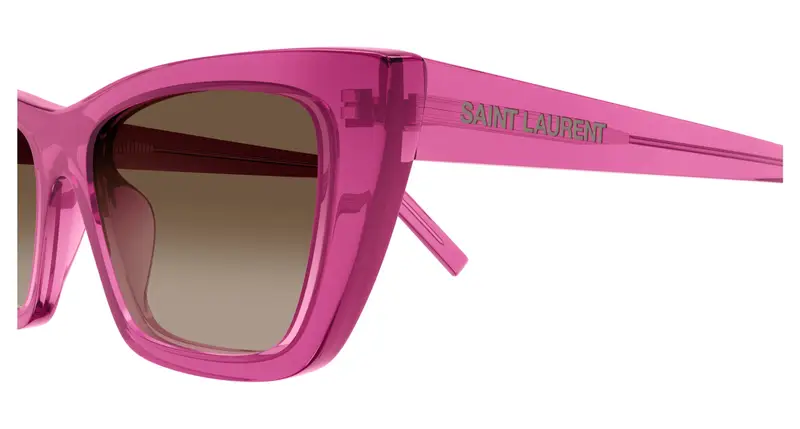 SAINT LAURENT Occhiali da sole Donna Rosa 876636 miniatura 2