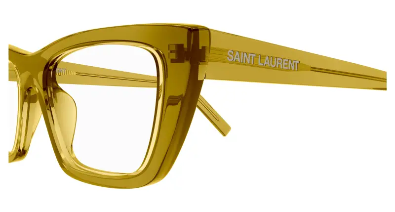 Donna SL 276 MICA OPT 008 Montature da vista Acetato Verde Trasparente Cat Eye miniatura 3