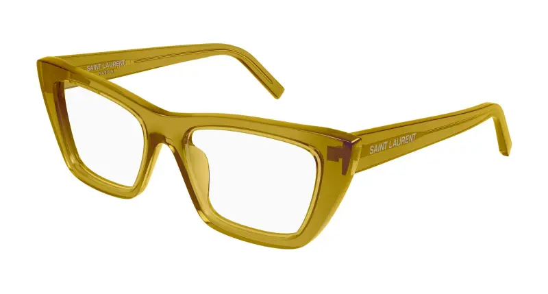 Donna SL 276 MICA OPT 008 Montature da vista Acetato Verde Trasparente Cat Eye