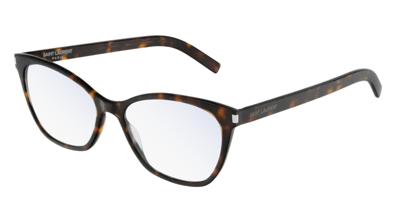 SAINT LAURENT Donna SL 287 SLIM 002 Montature da vista Acetato Havana  Cat Eye