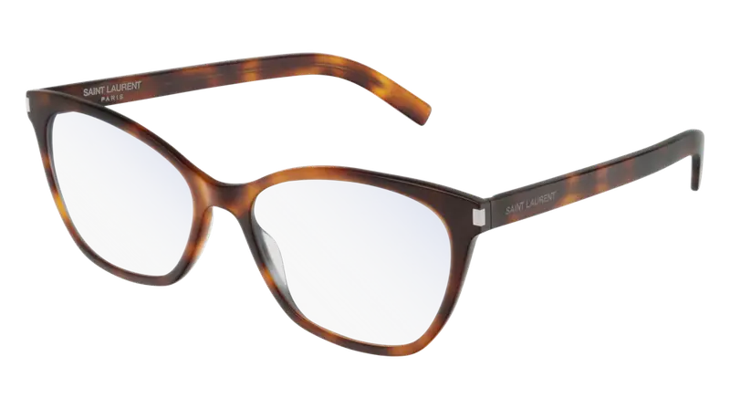 SAINT LAURENT Donna SL 287 SLIM 003 Montature da vista Acetato Havana  Cat Eye