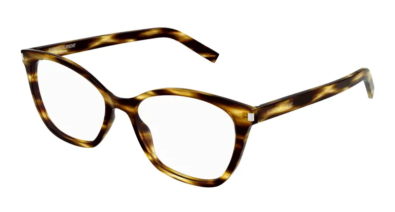 Donna SL 287 SLIM 007 Montature da vista Acetato Havana Cat Eye