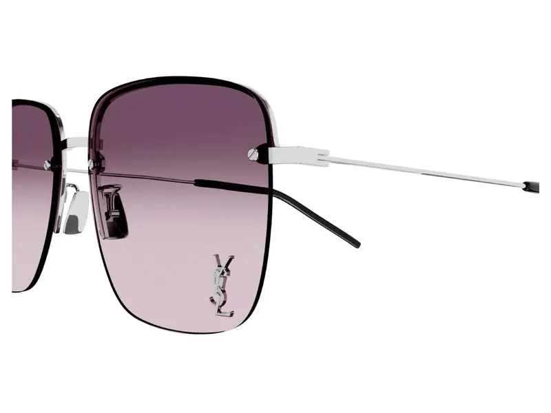 SAINT LAURENT Occhiali da sole Donna Argento 853172 miniatura 3