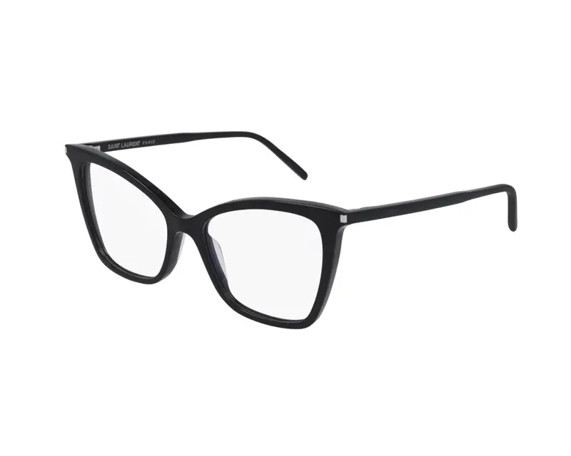 SAINT LAURENT Donna SL 386 001 Montature da vista Acetato Nero  Cat Eye