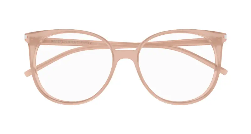 Donna SL 39 009 Montature da vista Acetato Arancione Trasparente Rotonda miniatura 2