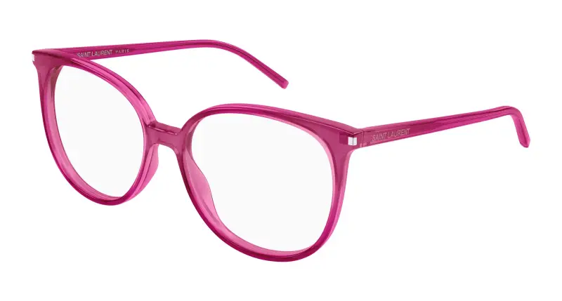 Donna SL 39 012 Montature da vista Acetato Rosa Trasparente Rotonda