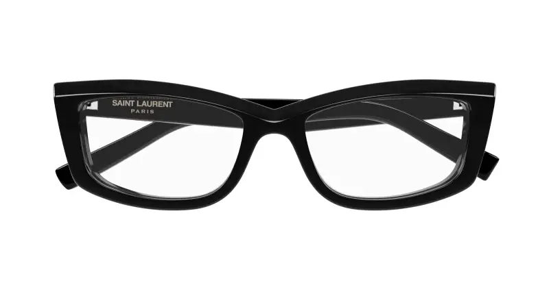 Donna SL 658 OPT 001 Montature da vista Acetato Nero Trasparente Cat Eye miniatura 2