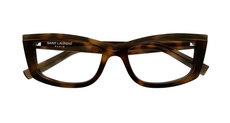 Donna SL 658 OPT 002 Montature da vista Acetato Havana Trasparente Cat Eye miniatura 2