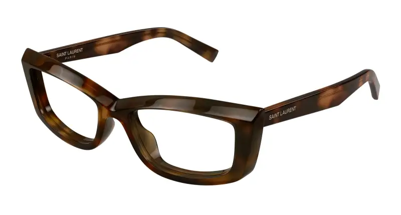 Donna SL 658 OPT 002 Montature da vista Acetato Havana Trasparente Cat Eye
