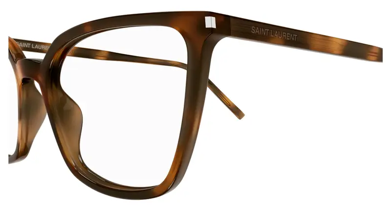SAINT LAURENT Donna SL 669 003 Montature da vista Acetato Havana Trasparente Cat Eye miniatura 2