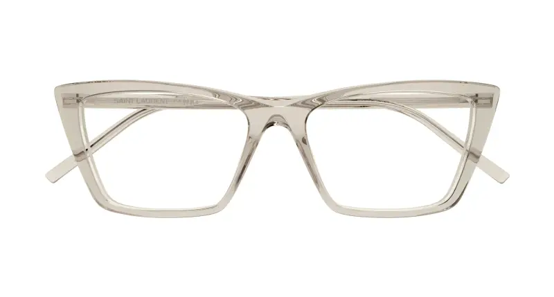 Donna SL 737 MICA THIN OPT 005 Montature da vista Acetato Giallo Trasparente Squadrata miniatura 2