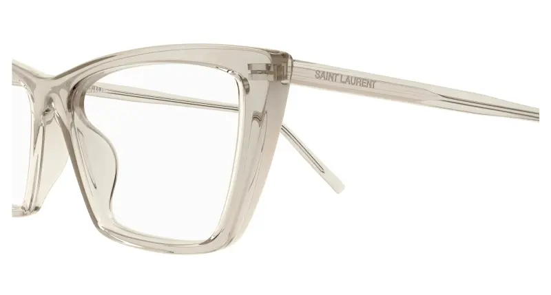 Donna SL 737 MICA THIN OPT 005 Montature da vista Acetato Giallo Trasparente Squadrata miniatura 3