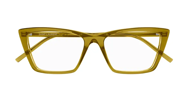 Donna SL 737 MICA THIN OPT 006 Montature da vista Acetato Verde Trasparente Squadrata miniatura 2