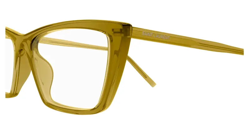 Donna SL 737 MICA THIN OPT 006 Montature da vista Acetato Verde Trasparente Squadrata miniatura 3