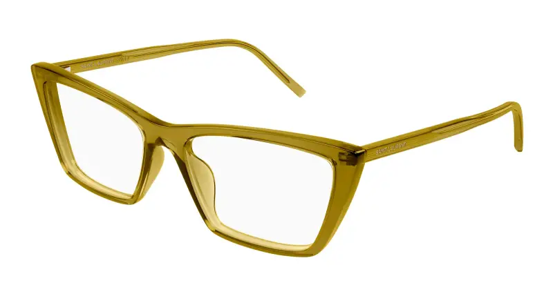 Donna SL 737 MICA THIN OPT 006 Montature da vista Acetato Verde Trasparente Squadrata
