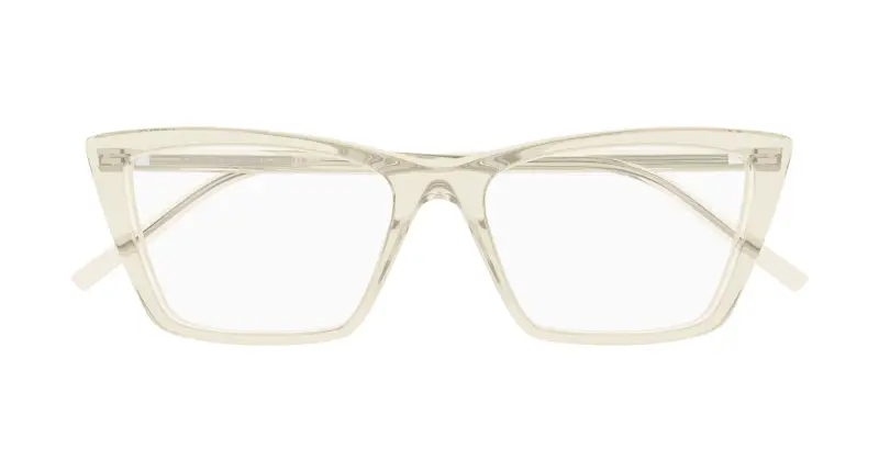 Donna SL 737 MICA THIN OPT 007 Montature da vista Acetato Giallo Trasparente Squadrata miniatura 2