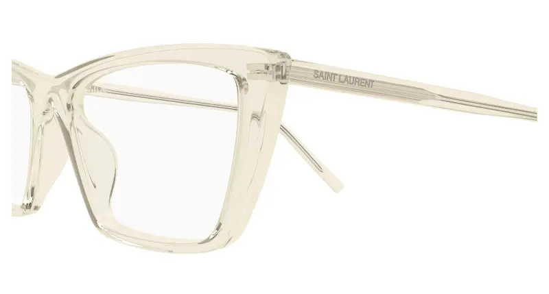 Donna SL 737 MICA THIN OPT 007 Montature da vista Acetato Giallo Trasparente Squadrata miniatura 3