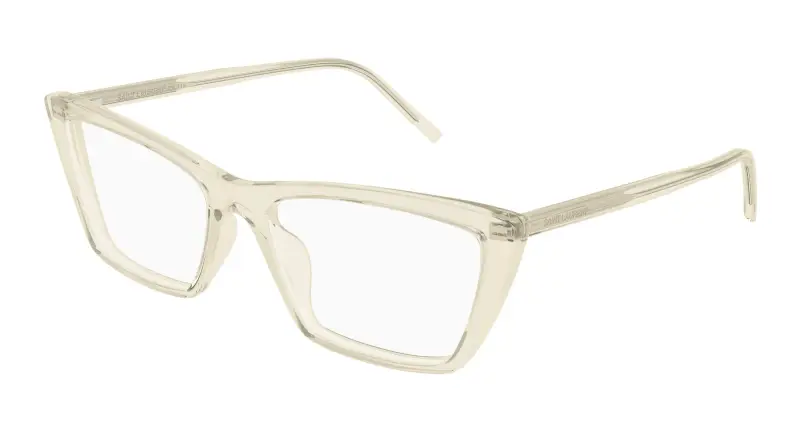 Donna SL 737 MICA THIN OPT 007 Montature da vista Acetato Giallo Trasparente Squadrata