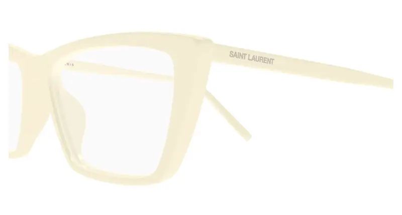 Donna SL 737 MICA THIN OPT 008 Montature da vista Acetato Avorio Trasparente Squadrata miniatura 3