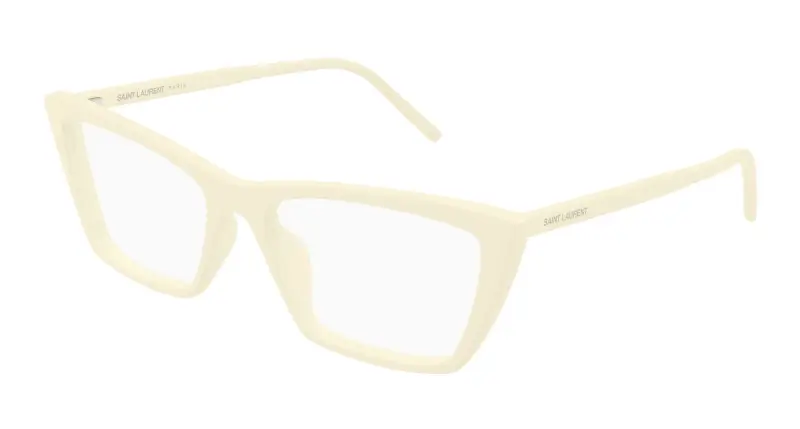 Donna SL 737 MICA THIN OPT 008 Montature da vista Acetato Avorio Trasparente Squadrata