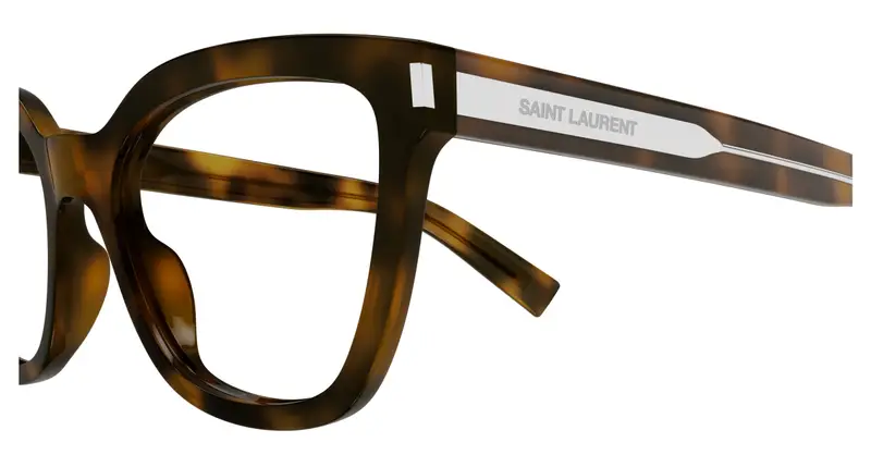 SAINT LAURENT Donna SL 748 003 Montature da vista Acetato Havana Trasparente Cat Eye miniatura 2